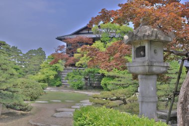 Takamatsu kalede Takamatsu Japon Bahçe, 