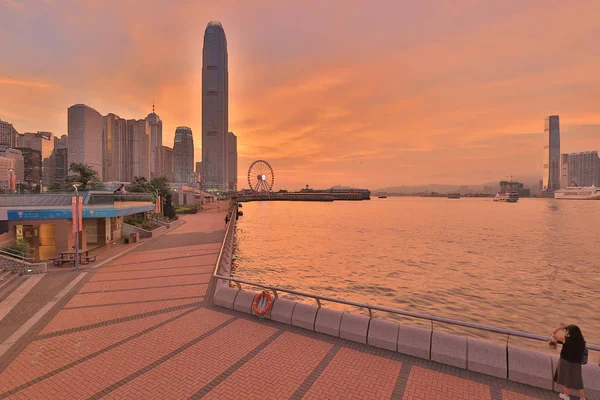 Liman ve yansıma, Hong kong, Çin