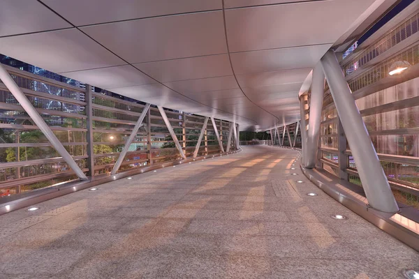 Hay Sobrevuelo Moderno Hong Kong — Foto de Stock