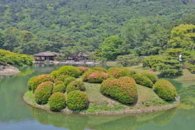 Ritsurin Bahçe Kagawa Prefecture, Japonya
