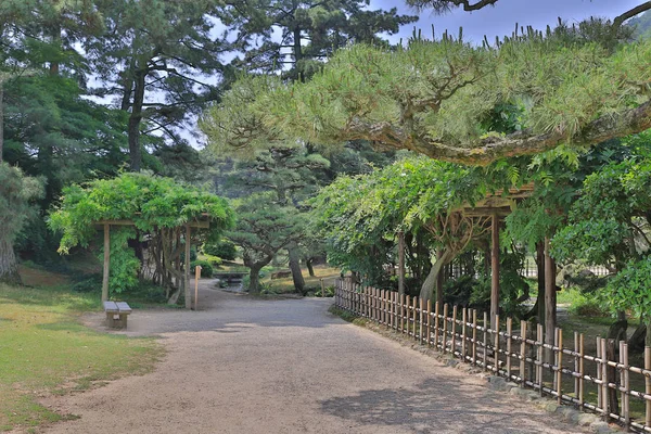 Ritsurin Garden Prefeitura Kagawa Japão — Fotografia de Stock