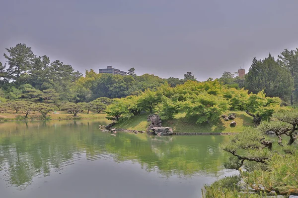 Ritsurin Garden Prefectura Kagawa Japón — Foto de Stock