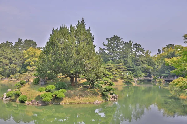 Ritsurin Garden Prefectura Kagawa Japón — Foto de Stock