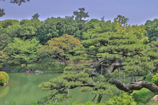 Ritsurin Garden Prefectura Kagawa Japón — Foto de Stock