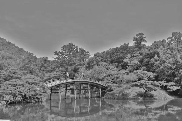 Ritsurin Garden Prefectura Kagawa Japón — Foto de Stock