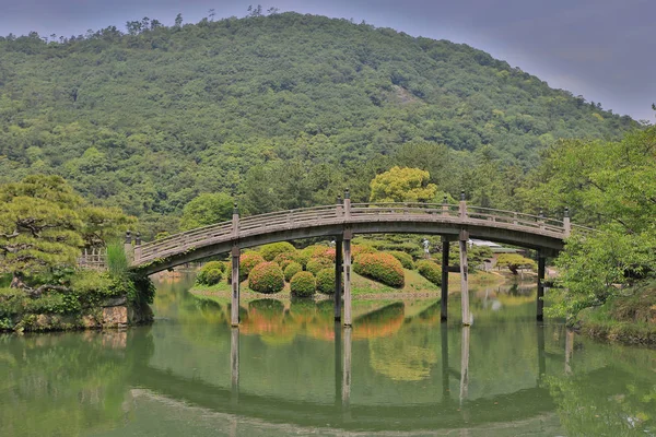 Ritsurin Garden Prefeitura Kagawa Japão — Fotografia de Stock