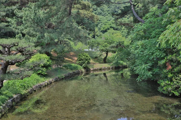 Ritsurin Garden Prefectura Kagawa Japón — Foto de Stock