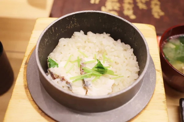 Conjunto Comida Japonesa Restaurante — Fotografia de Stock