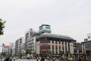 cadde görünümü Himeji, Hyōgo Prefecture