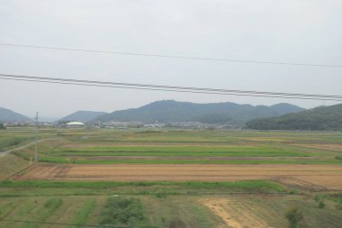 pencere görünümü hızlı tren Japonya dışında