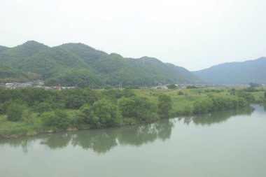 pencere görünümü hızlı tren Japonya dışında