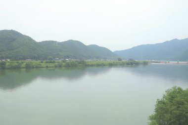 pencere görünümü hızlı tren Japonya dışında
