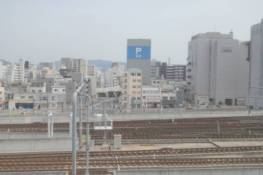 pencere görünümü hızlı tren Japonya dışında