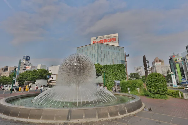 Okayama bölgesi cityscape konut daire üzerinde.