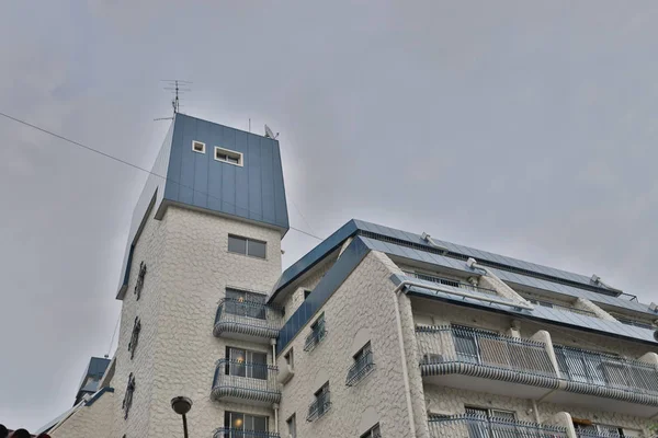 Kobe bölgesi cityscape konut daire üzerinde.