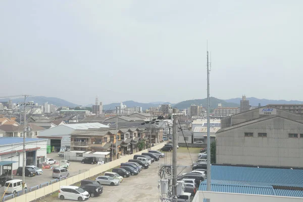 Aus Dem Fenster Gesehen Aus Dem Schnellzug Japan — Stockfoto