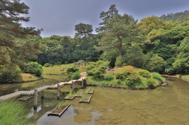 Zen Bahçe, Ritsurin Park, Takamatsu, Shikoku, Japonya