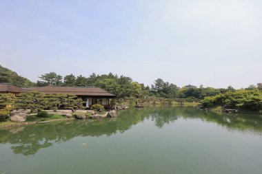 Zen Bahçe, Ritsurin Park, Takamatsu, Shikoku, Japonya