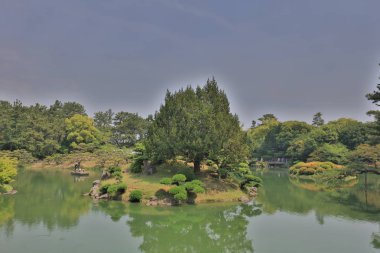 Zen Bahçe, Ritsurin Park, Takamatsu, Shikoku, Japonya