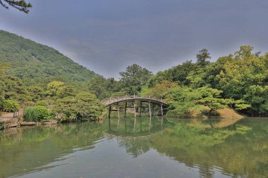 Zen Bahçe, Ritsurin Park, Takamatsu, Shikoku, Japonya