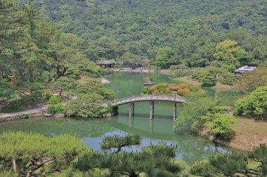 Zen Bahçe, Ritsurin Park, Takamatsu, Shikoku, Japonya