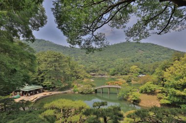 Zen Bahçe, Ritsurin Park, Takamatsu, Shikoku, Japonya