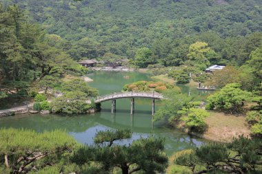 Zen Bahçe, Ritsurin Park, Takamatsu, Shikoku, Japonya