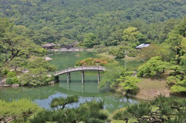 Zen Bahçe, Ritsurin Park, Takamatsu, Shikoku, Japonya