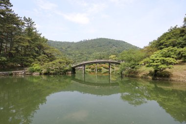 Zen Bahçe, Ritsurin Park, Takamatsu, Shikoku, Japonya