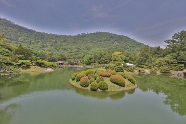 Zen Bahçe, Ritsurin Park, Takamatsu, Shikoku, Japonya