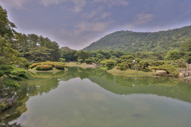 Zen Bahçe, Ritsurin Park, Takamatsu, Shikoku, Japonya