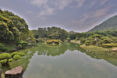 Zen Bahçe, Ritsurin Park, Takamatsu, Shikoku, Japonya