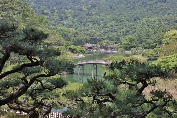 Zen Bahçe, Ritsurin Park, Takamatsu, Shikoku, Japonya