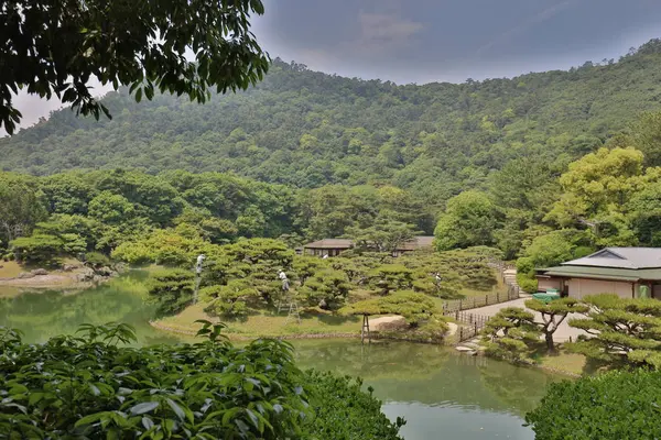 Zen Bahçe, Ritsurin Park, Takamatsu, Shikoku, Japonya