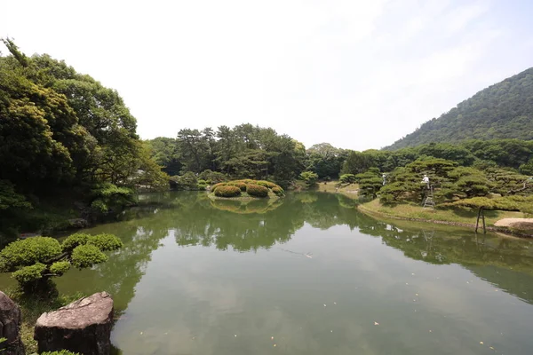 Zen Bahçe, Ritsurin Park, Takamatsu, Shikoku, Japonya