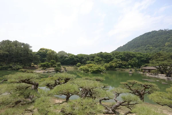 Zen Bahçe, Ritsurin Park, Takamatsu, Shikoku, Japonya
