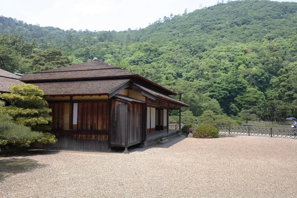 Giardino Zen Ritsurin Park Takamatsu Shikoku Giappone — Foto Stock