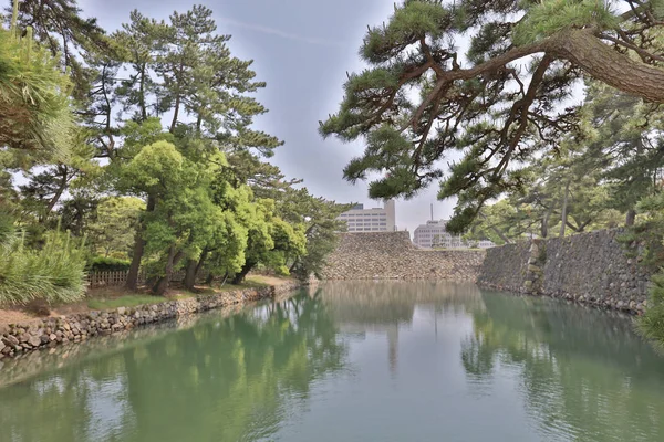 Het Park Takamatsu Kasteel Takamatsu — Stockfoto