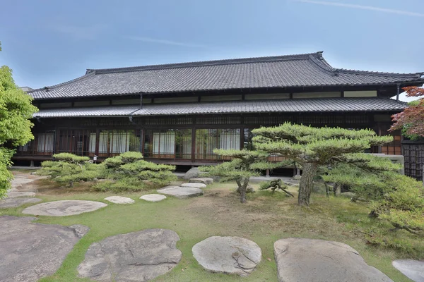Традиционный Японский Сад Парке Такамацу — стоковое фото