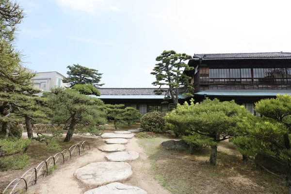 Takamatsu park geleneksel Japon Bahçesi 