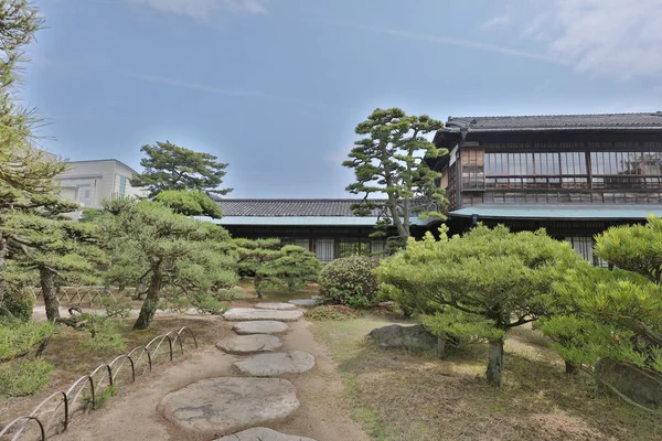 Jardim Tradicional Japonês Parque Takamatsu — Fotografia de Stock