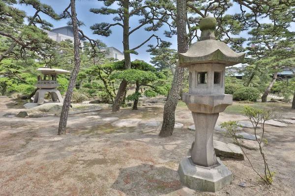 Takamatsu park geleneksel Japon Bahçesi 