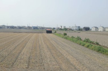 pencere görünümünden tren dışında Japonya