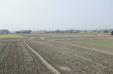 pencere görünümünden tren dışında Japonya