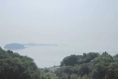 pencere görünümünden tren dışında Japonya