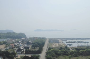 pencere görünümünden tren dışında Japonya