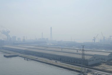 pencere görünümünden tren dışında Japonya