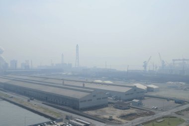 pencere görünümünden tren dışında Japonya