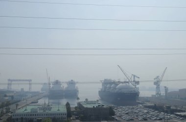 pencere görünümünden tren dışında Japonya