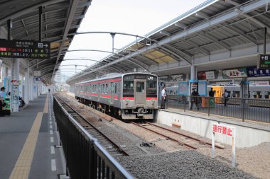 pencere görünümünden tren dışında Japonya